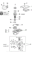 3 - Air filter and carburetor