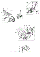 2 - Starter assy and fuel tank