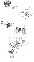 3 - Fuel tank and air filter