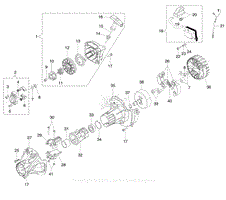 2 - Starter assy and clutch