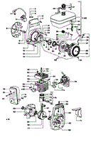 1 - Starter assy and engine