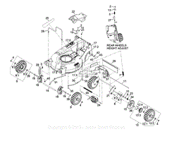 Deck and Wheel Assembly