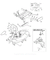 Weight and Belt Drive Components Lazer 66 Above SN 600,000 with Triton and Series 5 Deck