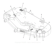 Deck W/Decals Assembly No. 116-3196