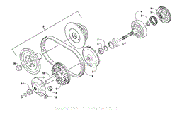 CLUTCH AND DRIVE BELT ASSEMBLY