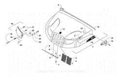 HOOD AND HEADLIGHT ASSEMBLY