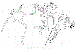 ROPS AND TAILLIGHT ASSEMBLY