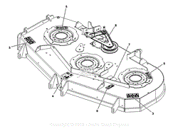 Deck W/Decals Assembly No. 116-4232