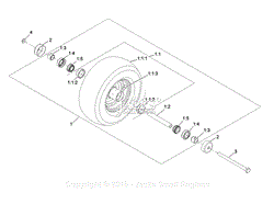 Caster Wheel Assembly No. 103-5189