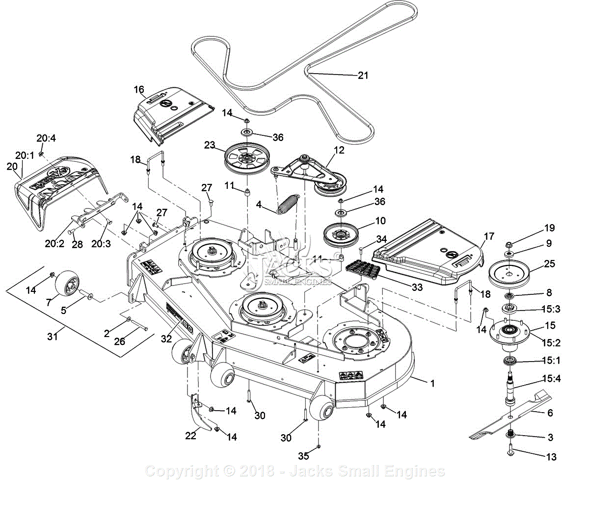 Exmark LZX921GKA60600 S/N 402,082,300 & Up Parts Diagram for
