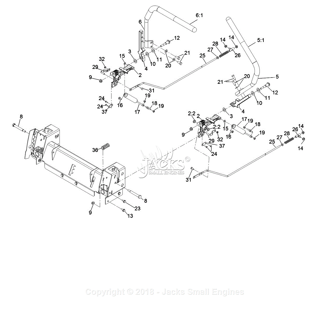 Exmark QZS708GEM50200 S/N 402,082,300 & Up Parts Diagram for