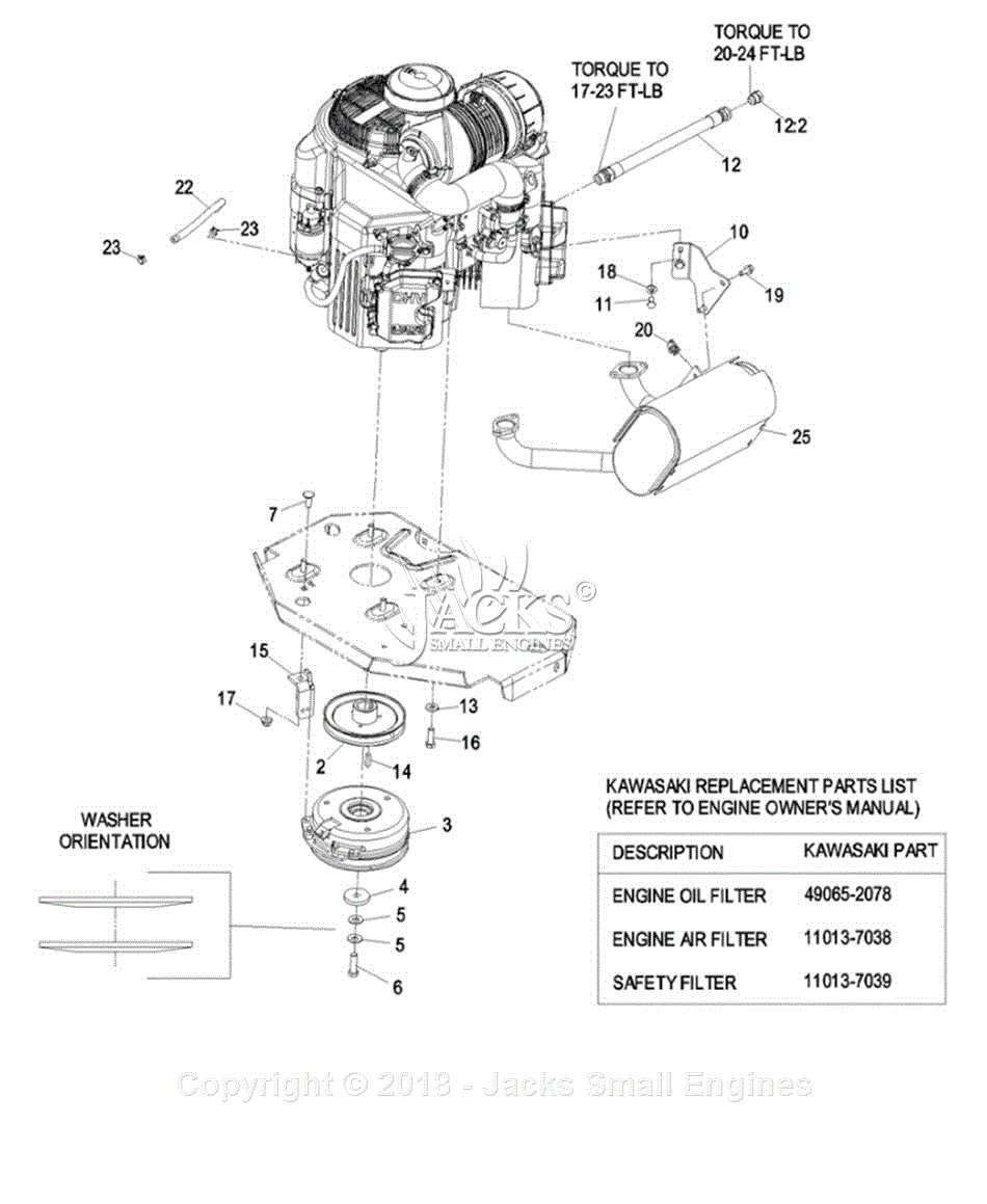 Exmark LZZ34KA726 Lazer Z AC S/N 790,000 & Up Parts Diagram