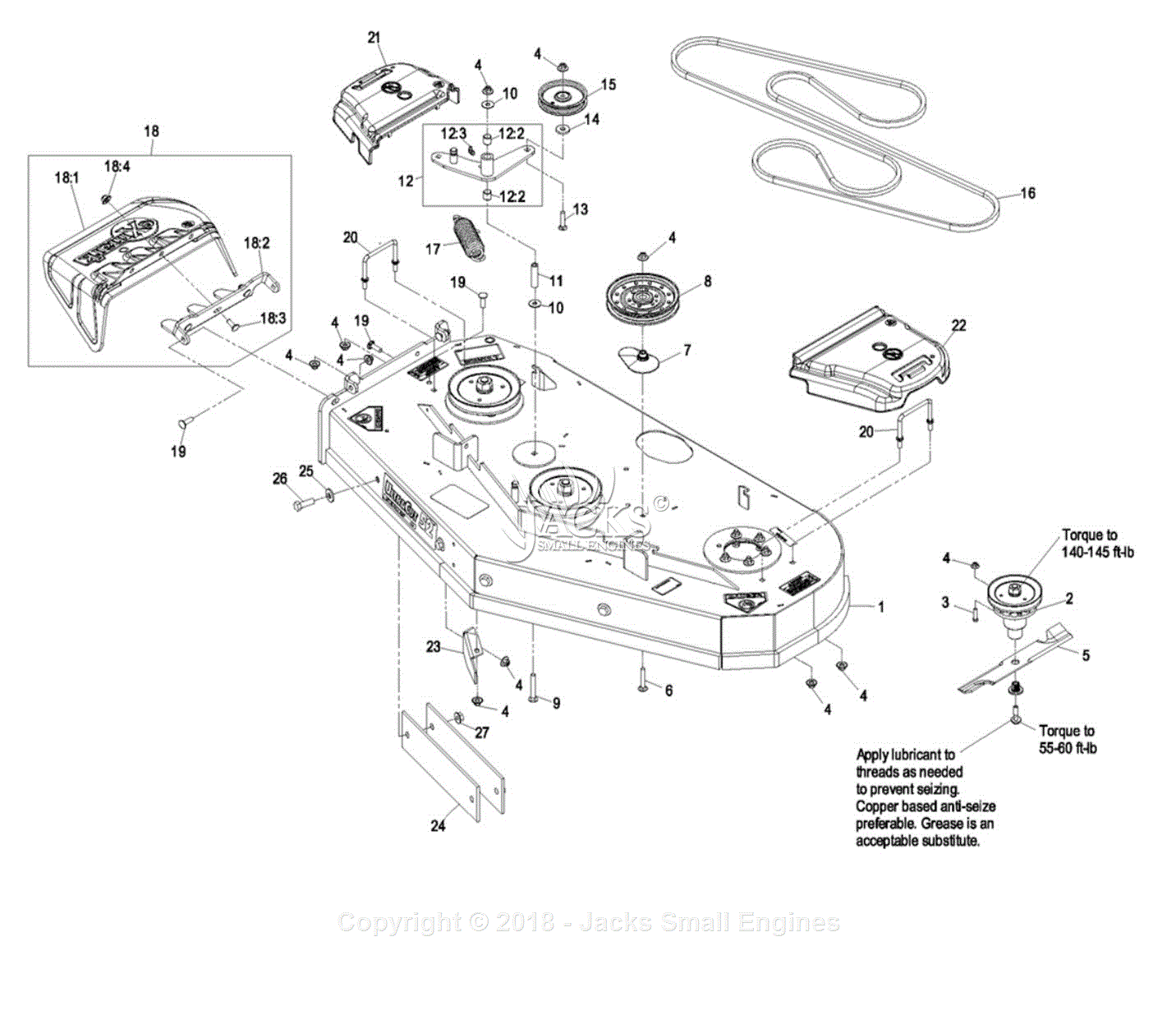 Exmark VT20KAS524 Vantage S/N 850,000-919,999 Parts Diagram