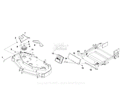 52&quot; Deck Components and Front Weights (109-1185)