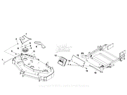 56&quot; Deck Components and Front Weights (109-1015)