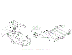 44&quot; Deck Components and Front Weights (103-1315)