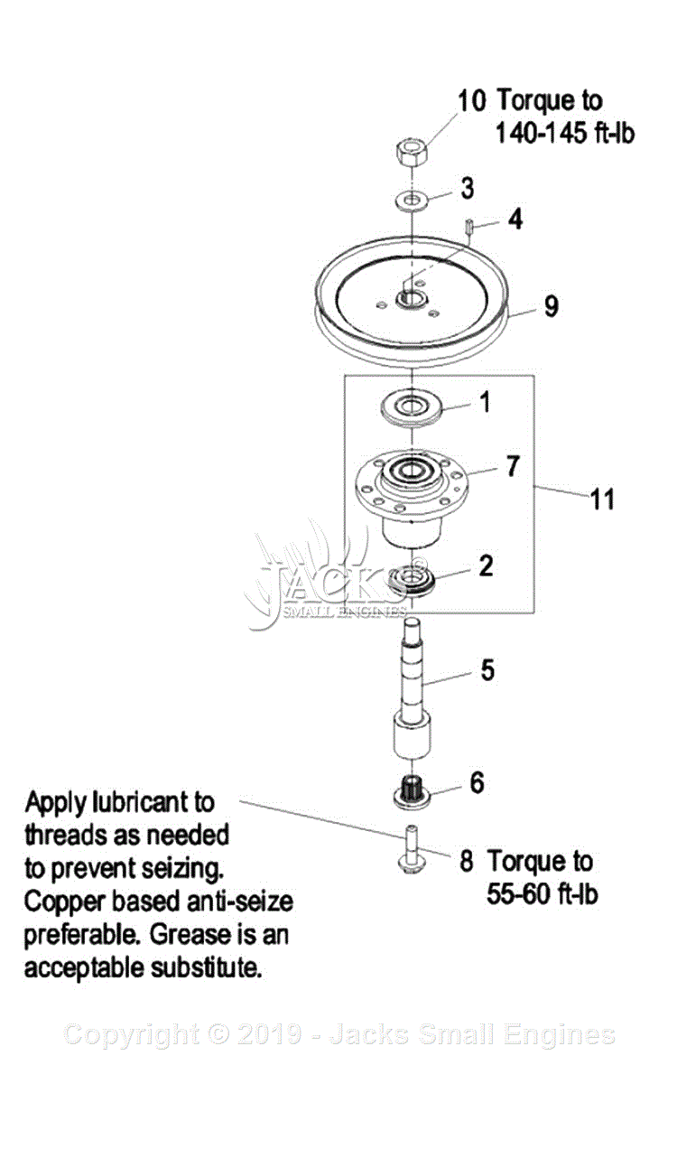Exmark LZAS27KC604 (SN 790,000-849,999) Parts Diagram for