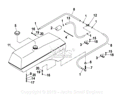 Exmark LZ27LKA604 S/N 260,000-319,999 (2001) Parts Diagram