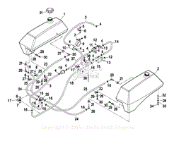 Exmark LZ27LKA724 S/N 260,000-319,999 (2001) Parts Diagram