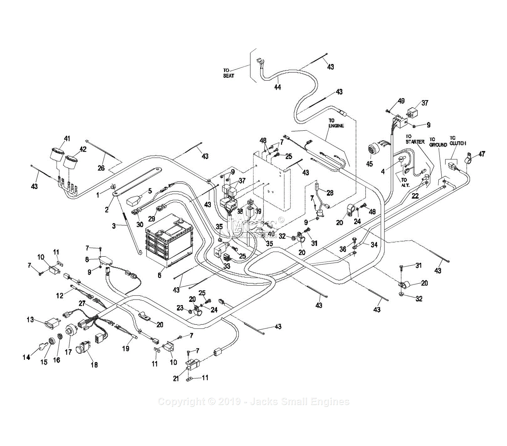 Exmark LZ27DD724 S/N 260,000-319,999 (2001) Parts Diagram