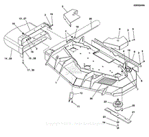 52&quot; Mower Deck - Housing, Covers, Spindles, &amp; Blades