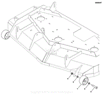 52&quot; Mower Deck - Rollers