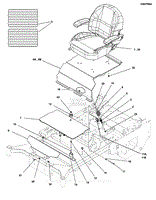 Seat &amp; Kick Plate Group (S/N: 2016518420 &amp; Above)