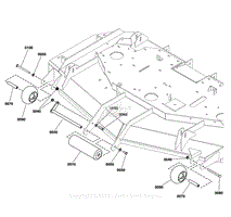 72&quot; Mower Deck Group - Rollers S/N: 2017954956 &amp; Above