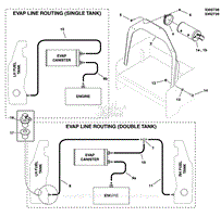 Evap Canister Group - S/N: 2016816349 &amp; Below