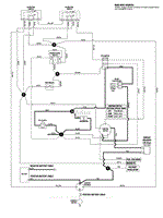 Electrical Schematic - PTO Clutch Circuit - B&amp;S S/N: 2016499707 &amp; Above