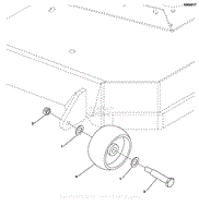 44&quot; Mower Deck - Rollers