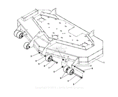 48&quot; &amp; 52&quot; Flat-Nosed Mower Deck - Rollers