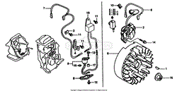 Flywheel &amp; Ignition Coil