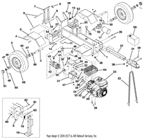 Frame, Engine And Pump