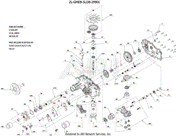 Parts List - Series Transaxle