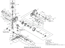 Parts List - Transmission LH