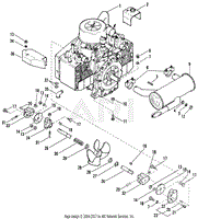 ENGINE AND DRIVE SHAFT