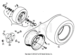 FRONT AND REAR WHEELS