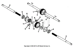 NUMBER EIGHT SHAFT-DIFFERENTIAL ASSEMBLY