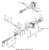 NUMBER NINE SHAFT - PTO CLUTCH - 066, 067, 068, 069 - G SERIES