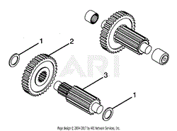 NUMBER SEVEN SHAFT - PINION/FINAL DRIVE - 066, 067, 068, 069 - G SERIES