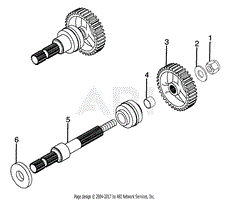 NUMBER TEN SHAFT - PTO DRIVE ASSEMBLY - 066, 067, 068, 069 - G SERIES