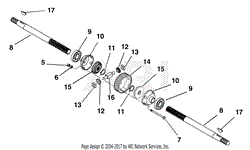 Number Eight Shaft - Differential Assembly