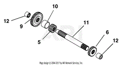 Number Five Shaft - 1st And 2nd Gear