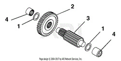 Number Seven Shaft - Pinion / Final Drive