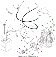 Engine, Fuel And Exhaust System - Robin - 13.5 HP