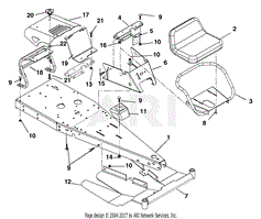 Frame, Hood And Seat