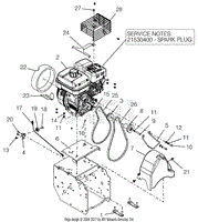 Engine And Belt Drive