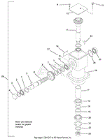 Gearbox Assembly - Deck Drive