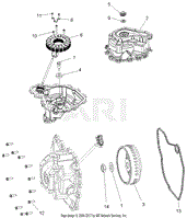 Stator Cover And Flywheel